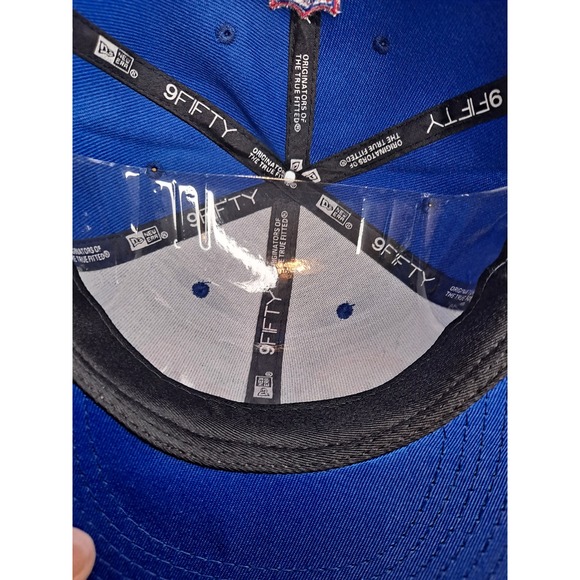 New York Giants New Era 9FIFTY NFL Vintage Snapback Hat‎ Cap Blue - Picture 6 of 8